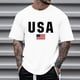thumbnail image 2 of Playeras Casuales Para Hombre, Camisetas De Manga Corta Con Media Cremallera Para Entrenamiento, Gimnasio, Musculación, Atletismo, Correr, Senderismo, Activas, 2 of 4