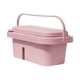 thumbnail image 1 of Lavabo de pinceles de pintura, lavadora de pinceles portátil, práctica con soporte para pinceles, cubo de lavado de pinceles para limpiador de pintura Rosa, 1 of 8