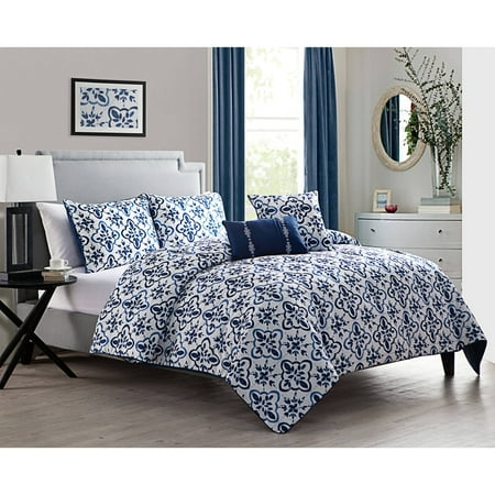 DISCONTINUED VCNY Home Liliana 5-Piece Bedding Comforter Set