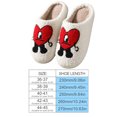 thumbnail image 2 of Pantufla Zapatillas de dibujos animados con patrón de amor, antideslizantes, esponjosas, lindas para hombres y mujeres Wdftyju Tenis De Mujer Tenis De Hombre, 2 of 5