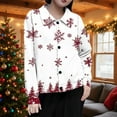 thumbnail image 3 of Hvot&aat Christmas Shirts for Women Fall Winter Long Sleeve Ugly Christmas Sweater Cardigans, 3 of 5