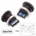 thumbnail image 4 of FVH 5pcs/set DIY OEM Type C Female Socket Connector to 6Pin PCBA Pinout Scew Nut Mount Type DC 5V/20V PD Power, 4 of 5