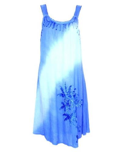 Raya Sun Womens Crinkle Dress Ombre 