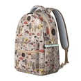thumbnail image 2 of Stylish Mushroom Pattern Backpack for School College, Cute Bookbag for Women, Large Capacity Laptop Daypack for Campus, Durable Lightweight Design, Wonderful Gift, 2 of 6