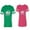 Men Green / Women Pink, variant on My Favorite Prince Princess Is My Husband Wife Matching Couple Cotton Jerseys (Men Green / Women Black) (Men S / Women S)