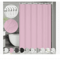 thumbnail image 1 of Cortina De Ducha Con Ganchos 180x180cm Impermeable color Rosa, 1 of 4