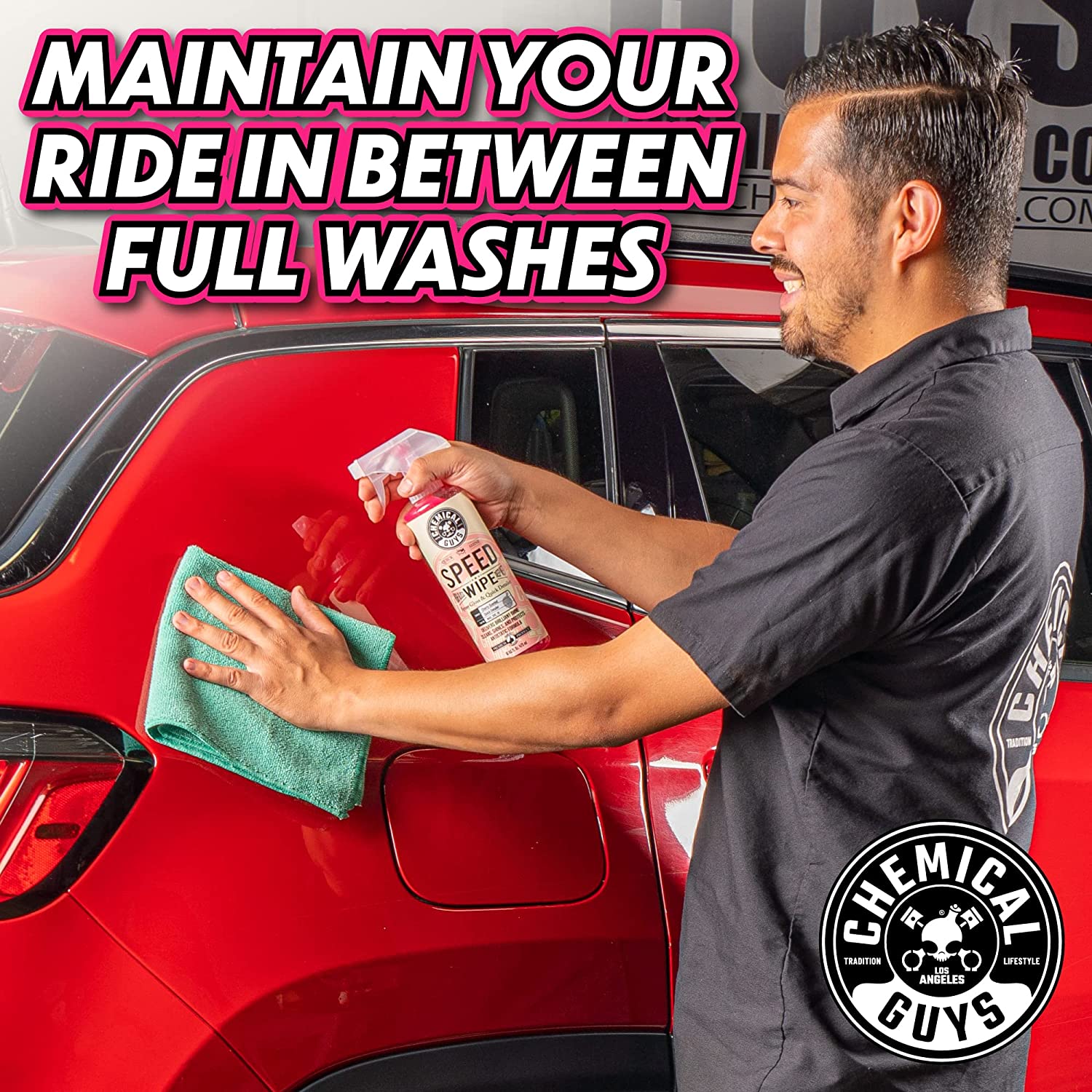 Chemical Guys Speed Wipe Quick Detailer, Cherry Scent, 16 oz photo 5