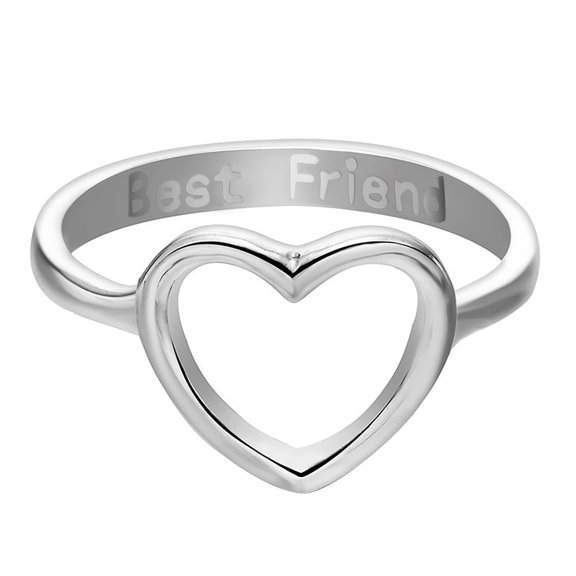 Miyuadkai Rings Contracted Personality Main Women LOVE Small Ring Letter Slender Fresh Rings Jewelry 10 10