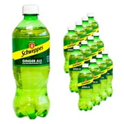 Schweppes Ginger Ale Soda, 20 fl oz bottle - 12 Pack