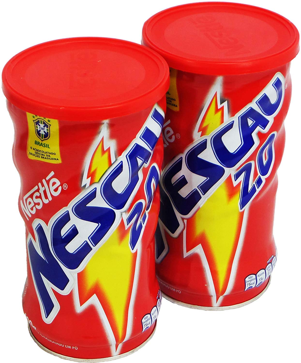 Nestlé Nescau Achocolatado em Pó 400 g | Chocolate Powder 14.1oz (Pack of 02) - image 2 of 3