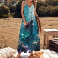 thumbnail image 2 of Mermaid Glitter Fish Scale Girls Sleeveless Dress Woman Fashion Long Dresses Women's Summer Suit Dress Summer 2025 Women, 2 of 7
