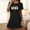 Black3, variant on Kilaqueen Trendy Nightgowns for Women Spooky Ghost Pumpkin Pattern Nightshirts Short Sleeve Nightgown Dress Casual Fall Pajamas Soft Sleepwear