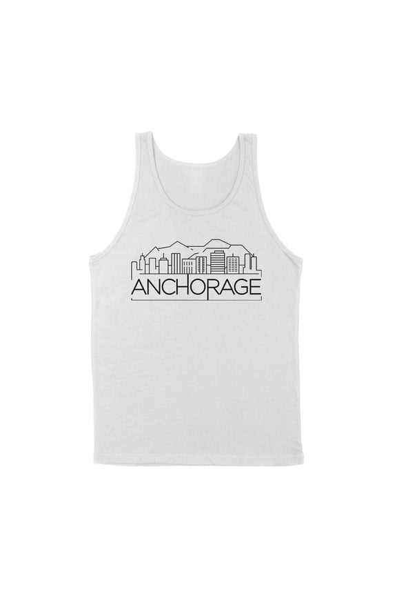 Skyline Anchorage Tank Top Unisex X-Small White