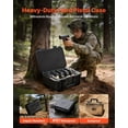 thumbnail image 4 of VEVOR Étui Rigide pour Pistolet, Étui Rigide Robuste pour Pistolet avec Doublure en Mousse XPE, Boîte de Rangement pour Pistolet Imperméable avec Intérieur et Poignée Personnalisables pour Pistolet, Objectifs, Appareil Photo, Équipement, Conforme TSA, 15.9x12.5x7.5 Po, 4 of 9