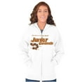 thumbnail image 3 of Junior Caramels Chocolate Candy Logo Zip Up Hoodie Men's Women's Brisco Brands M, 3 of 6