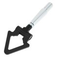 thumbnail image 1 of Ganchos de Remolque Triangulares Frontal/Trasero de Unique Bargains, Gancho de Remolque Atornillable para Mitsubishi Lancer EX, Gancho de Remolque de Carreras Plegable de Aleación de Aluminio Negro, 1 of 7