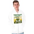 thumbnail image 4 of Halloween Monster Werewolf Beast Zip Up Hoodie Men's Women's Brisco Brands L, 4 of 6