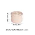 thumbnail image 2 of Ruffled Edge Iridescent Fishtail Organza Ribbon, Lace Trim Pleated Ribbon for Women's Day Decor, DIY Hair Bow Party Garland Wedding Decoration Craft Supply, Beige, 2 of 5