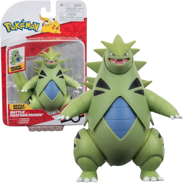 Figura Artículado Pokémon Battle Feature Ready Tyranitar Jazwares WCT