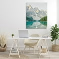 thumbnail image 3 of Stupell Industries Reflective Mountain Lake Landscape Photography Gallery Wrapped Canvas Art Print Wall Art, 36 x 48, 3 of 8