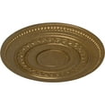 thumbnail image 3 of Ekena Millwork 18"OD x 1 1/4"P Oldham Ceiling Medallion (Fits Canopies up to 8 5/8"), Hand-Painted Pale Gold, 3 of 5