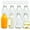 8PCS, variant on 4/8 Pack 32 OZ (1 Liter) Food Grade Glass Drinking Jars - Dishwasher Safe Milk Bottles, Reusable for Milk, Honey, Jam, Beverages & Food Storage, Durable Glass Containers with Lids