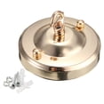 thumbnail image 2 of TISHITA Ceiling Rose Hook Plate Ceiling Lamp Bases Living Room Chandelier Part Lamp Base gold, 2 of 7