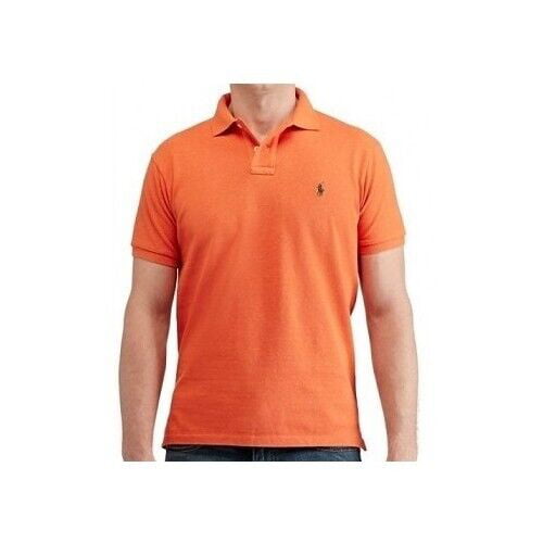 Lichaam zegen Gouverneur Polo Ralph Lauren Men's Classic Fit Mesh Polo Shirt in Orange Heather-Size  XS - Walmart.com