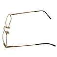 thumbnail image 4 of Laura Ashley Womens Ophthalmic Rimless Rectangle Eyeglass Frames Gold 52mm, 4 of 8