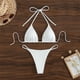 thumbnail image 3 of WILLBEST Traje de Baño Dos Piezas Mujer Traje de Baño para Mujer Bikinis Traje de Baño Sólido Pantalones Cortos para Mujer Trajes de Baño de Dos Piezas conjunto de Tankinis, 3 of 4