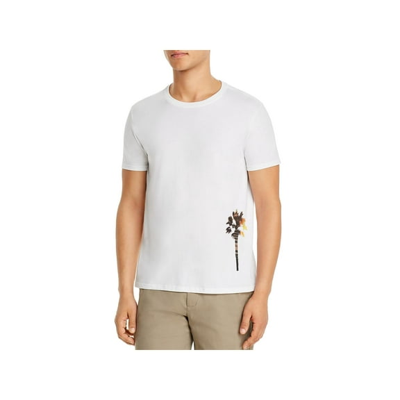 ATM Mens Cotton Graphic T-Shirt White XL