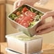 thumbnail image 2 of Stainless Steel Refrigerator Crisper Food Storage Box with Plastic Lid Prepare Seafood Fruit Vegetab, 2 of 5
