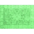 thumbnail image 1 of Ahgly Company Indoor Rectangle Oriental Emerald Green Traditional Area Rugs, 5' x 7', 1 of 4