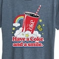 thumbnail image 3 of Coca-Cola - Have A Coke And A Smile  - Women's Short Sleeve Graphic T-Shirt, 3 of 5