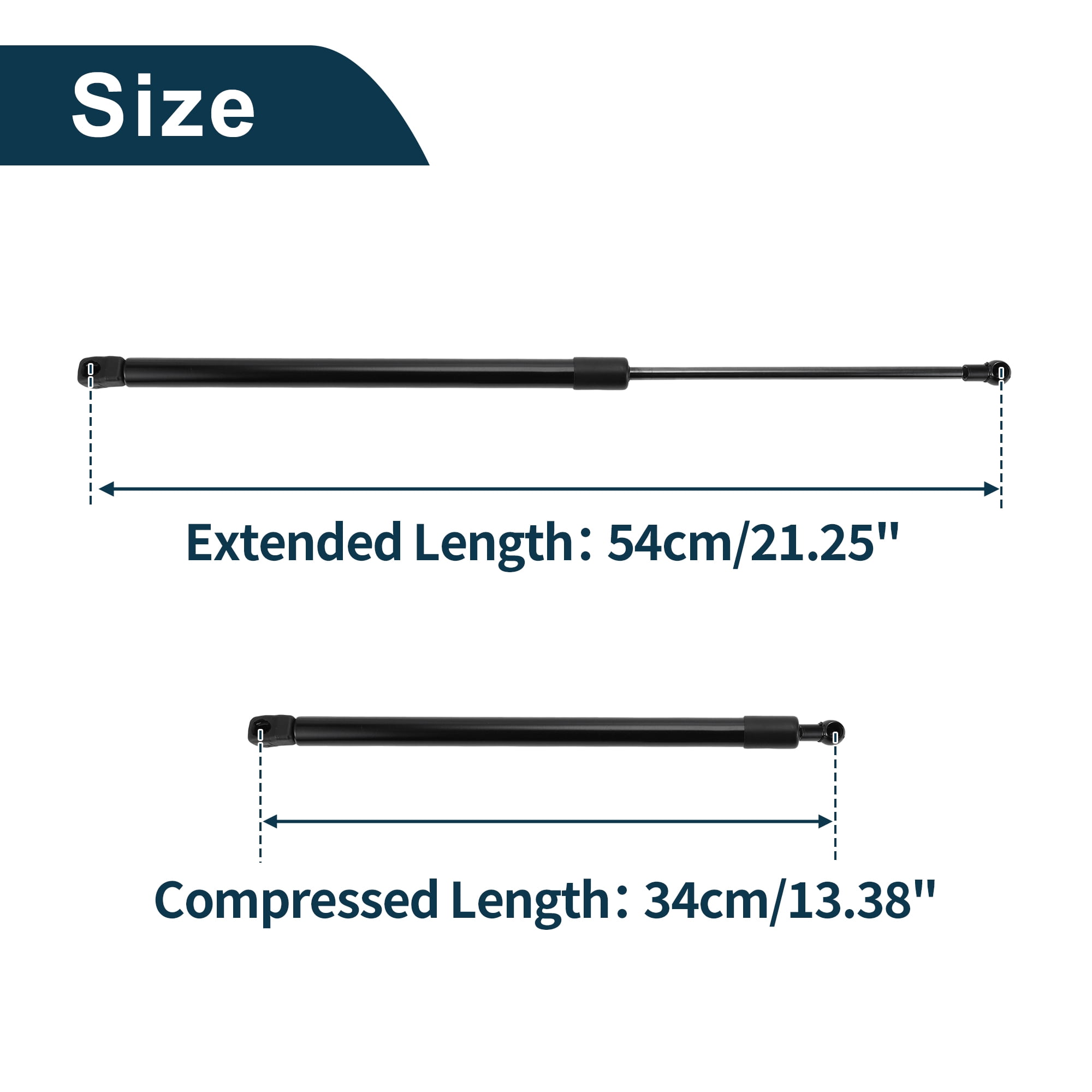 Unique Bargains 2Pcs Lift Supports for Toyota Tundra 2000-2006 No.534400C011/434400C012