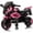 Pink, variant on 6V Ride-On Motorcycle, Battery-Powered Electric Vehicle with Treaded Tires, Headlight, Horn, Music, Training Wheels, Stable 2-Wheel Electric Motorcycle, Red