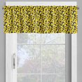 thumbnail image 4 of Ambesonne Animal Print Valance & Curtain, Leopard Art, 55"x30", Yellow Charcoal Grey, 4 of 7