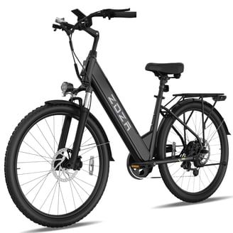 ZDZA Electric Bike 26”, 750W Peak Motor 20MPH Electric City
