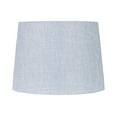 thumbnail image 2 of (2 pack) Simplee Adesso Blue Fabric Uno Lamp Shade, 10"H x 14"D, Transitional, Adult Office, Dorm Room Use, 2 of 7