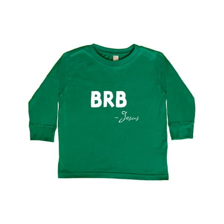 

Inktastic Easter BRB Jesus Gift Toddler Boy or Toddler Girl Long Sleeve T-Shirt
