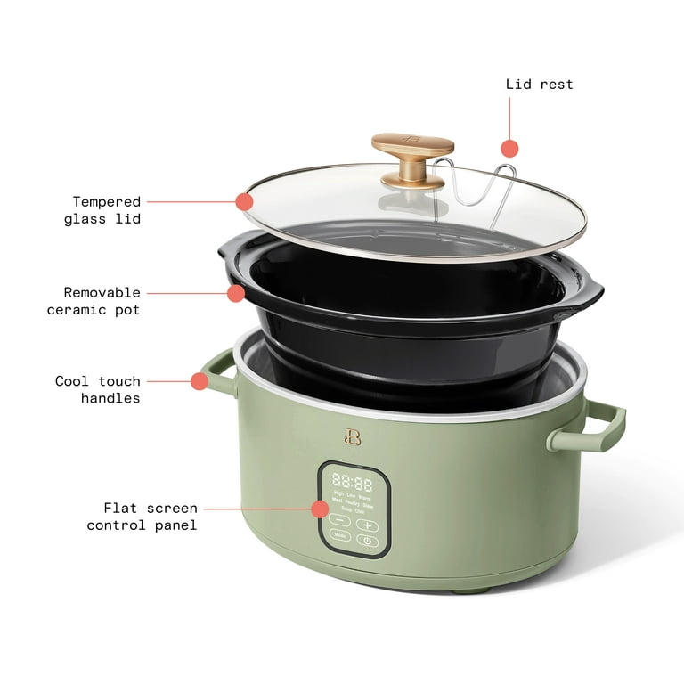 Crock-Pot® - 6qt Slow Cooker - Stainless Steel 