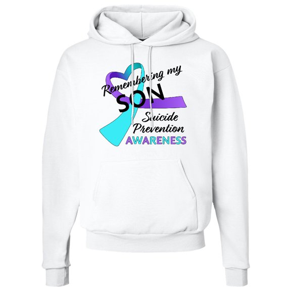 Inktastic Remembering My Son Suicide Prevention Awareness Adult Hoodie Sweatshirt