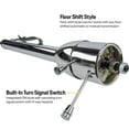 thumbnail image 4 of Universal GM 33-Inch Tilt Steering Column, Floor Shift, 5-Position Adjustable, Compatible with OE & Aftermarket Harnesses, 1969-1994 GM Specs, Includes Chrome Levers, Chrome, 4 of 11