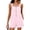 Pink#hippie rompers for women, variant on SZJXBUY Overall Rompers Women Summer Dressy Casual Sleeveless Rompers Square Neck Wide Strap Button Front Short Jumpsuits with Pockets Beige,M