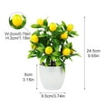 thumbnail image 2 of Lemon Potted Plants Pots Decorate Plastic Home Decorations Artificial Kumquat Tree, 2 of 6