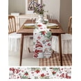 thumbnail image 6 of Table Runners 72 Inches Long Dress Scarves, Red Snowman Christmas Farmhouse Kitchen/Dining Table Runner, Coffee Tablerunners, Xmas Botanical Balls Snowflake 13x72 Inch, 6 of 7