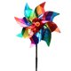 thumbnail image 3 of Molino de viento láser octogonal de 24 cm para puesto de niños, repelente de pájaros pastoral, juguete decorativo de plástico de color para puesto de bricolaje, 3 of 5