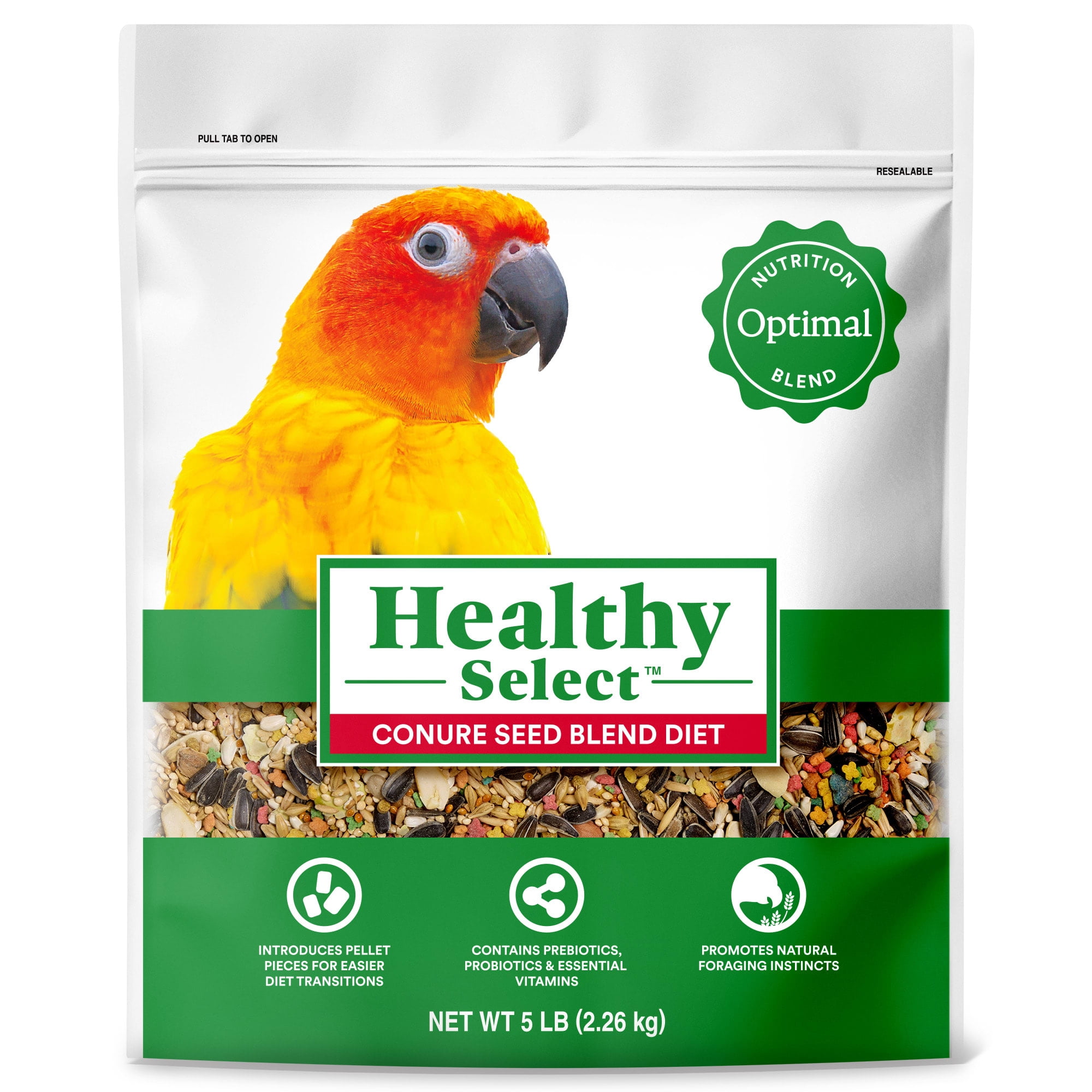 Healthy Select Conure Seed Blend Diet, 5 lbs.