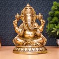 thumbnail image 5 of StatueStudio Ganesha Statue Temple Decor Lord Ganesh Murti Religious Showpiece Ganpati Idol Gift Item for Gift item for Diwali Pooja, Mandir, Home Decor and Office Table (5.5 X 5 X 7.5 Inch), 5 of 6