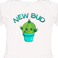 thumbnail image 4 of Inktastic New Bud- cute baby cactus Boys or Girls Long Sleeve Baby Bodysuit, 4 of 5